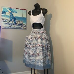 Liz Claiborne Nautical Skirt size 6